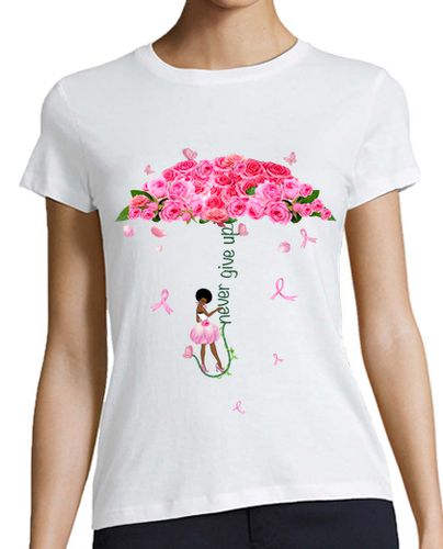 Camiseta Mujer Manga Corta octubre rosa cáncer de mama regalo muje laTostadora - latostadora.com - Modalova