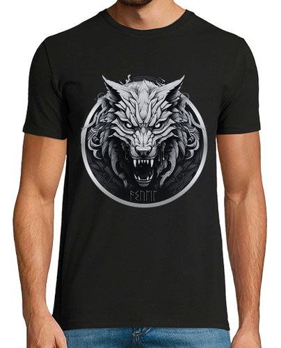 Camiseta Fenrir Nordic Wolf Loki Monstrous Vikin - latostadora.com - Modalova