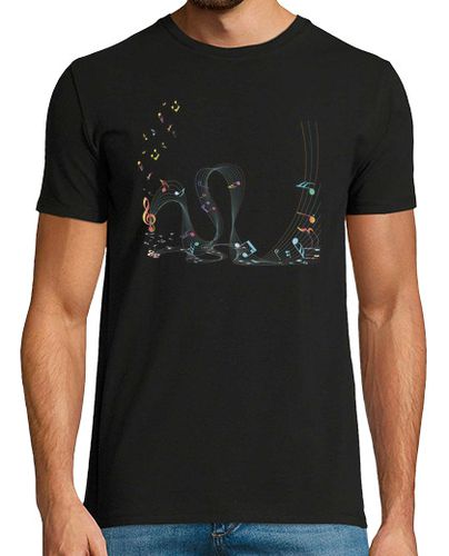 Camiseta Hombre Manga Corta cadena de notas musicales laTostadora - latostadora.com - Modalova