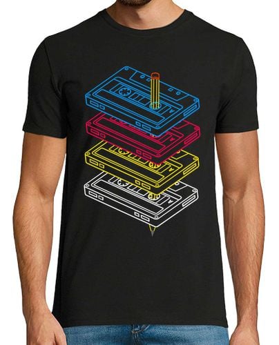 Camiseta Hombre Manga Corta rebobinado de cintas de casete laTostadora - latostadora.com - Modalova