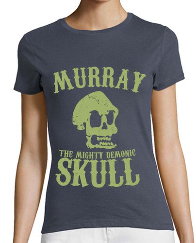 Camiseta mujer Murray the Mighty Demonic Skull - latostadora.com - Modalova