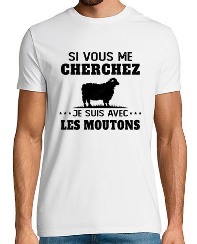 Camiseta granja de humor agrícola de ovejas - latostadora.com - Modalova
