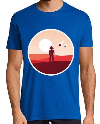 Camiseta goku la puesta del sol - latostadora.com - Modalova