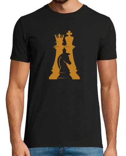 Camiseta peón ajedrez caballero sombra rey y rei - latostadora.com - Modalova