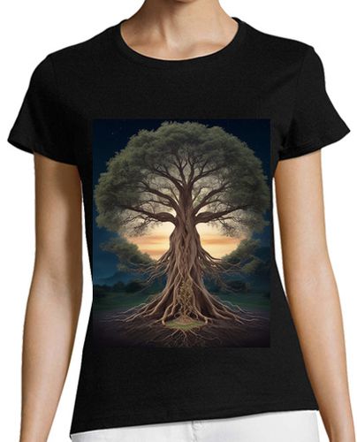 Camiseta mujer árbol de la vida - latostadora.com - Modalova