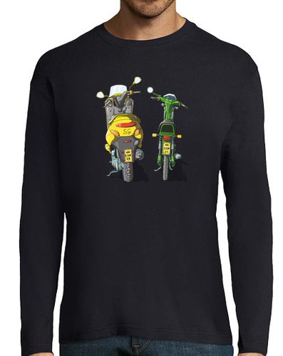 Camiseta Hombre Manga Larga motos vista trasera camiseta hombre laTostadora - latostadora.com - Modalova