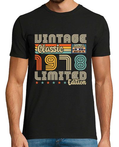 Camiseta retro vintage 1978 aniversario - latostadora.com - Modalova