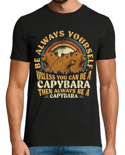 Camiseta capibara sé siempre tú mismo - latostadora.com - Modalova
