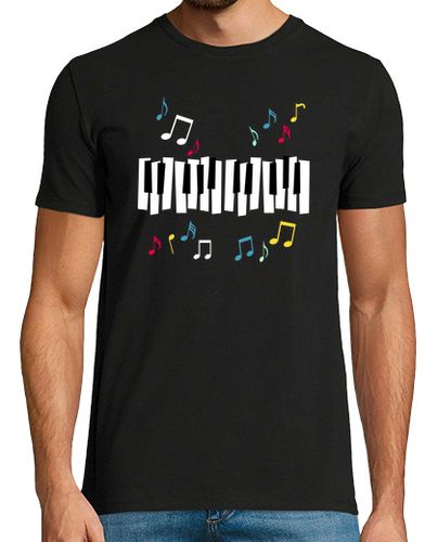 Camiseta Hombre Manga Corta música de teclas de piano laTostadora - latostadora.com - Modalova