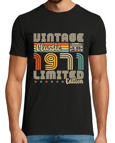 Camiseta retro vintage 1971 aniversario - latostadora.com - Modalova