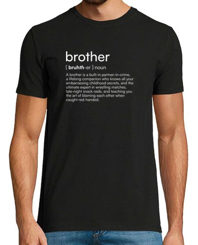 Camiseta Hombre Manga Corta definición de hermano laTostadora - latostadora.com - Modalova