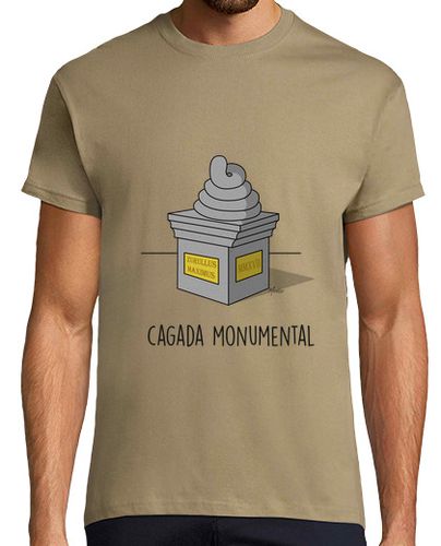 Camiseta Cagada Monumental - latostadora.com - Modalova