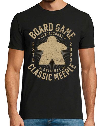 Camiseta Hombre Manga Corta meeple clásico de carcasona laTostadora - latostadora.com - Modalova