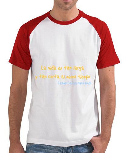 Camiseta Camiseta Cometas, hombre estilo béisbol, blanco y rojo - latostadora.com - Modalova