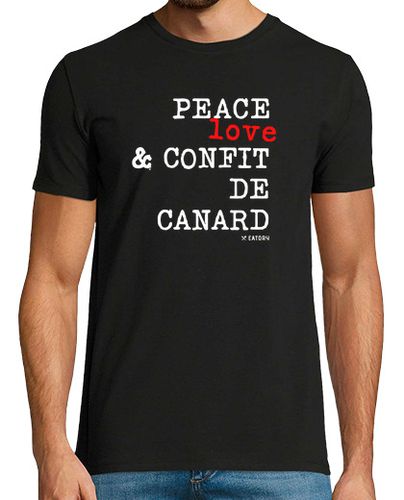 Camiseta paz amor y pato confitado - latostadora.com - Modalova