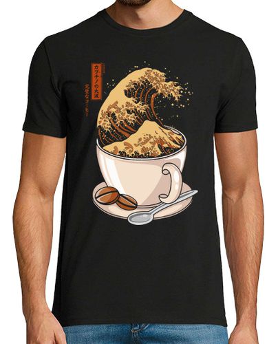 Camiseta Hombre Manga Corta la gran ola de capuchino laTostadora - latostadora.com - Modalova