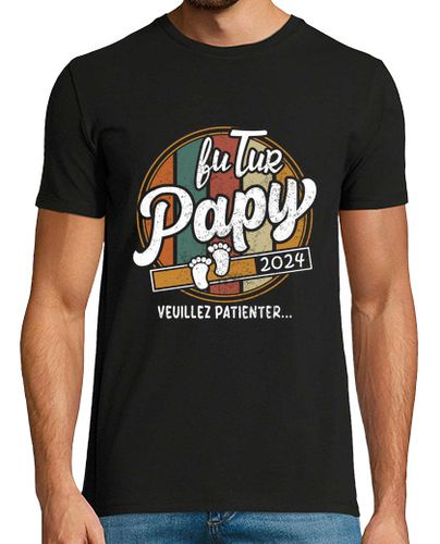 Camiseta Hombre Manga Corta anuncio de embarazo del futuro abuelo 2 laTostadora - latostadora.com - Modalova