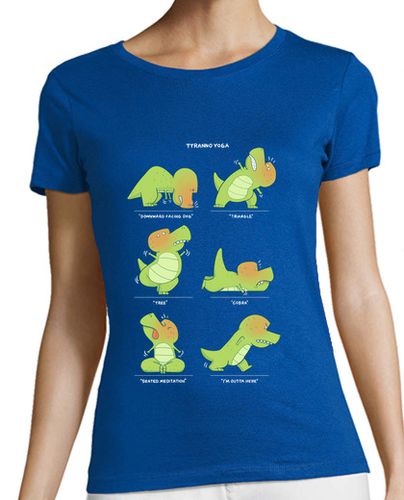 Camiseta mujer t-rex ama yoga - latostadora.com - Modalova