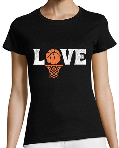 Camiseta mujer amor de baloncesto - latostadora.com - Modalova