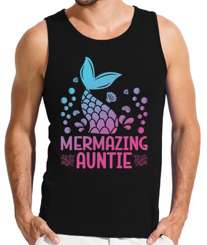 Camiseta Hombre Sin Mangas Mermazing tía fantasía cuento de sirena laTostadora - latostadora.com - Modalova