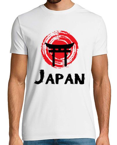 Camiseta Puerta torii de diseño japonés y sol ro - latostadora.com - Modalova