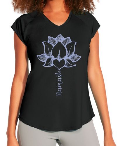 Camiseta deportiva mujer Yoga Lotus How to Meditate Namaste Lotus laTostadora - latostadora.com - Modalova