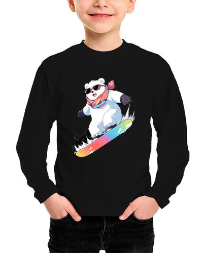 Camiseta niños snowboard del oso polar snowboard - latostadora.com - Modalova