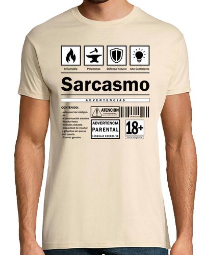 Camiseta Sarcasmo - fondo claro - latostadora.com - Modalova
