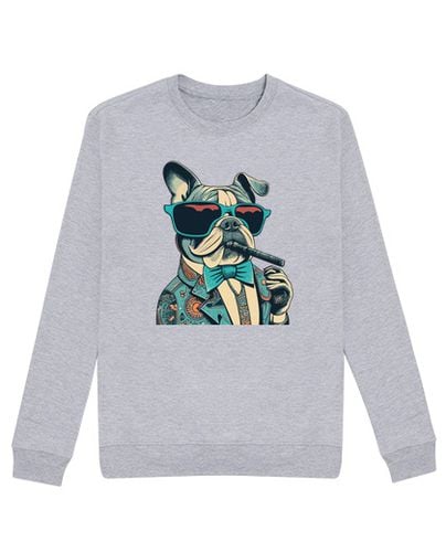 Sudadera Sin Capucha Unisex bulldog fumador laTostadora - latostadora.com - Modalova