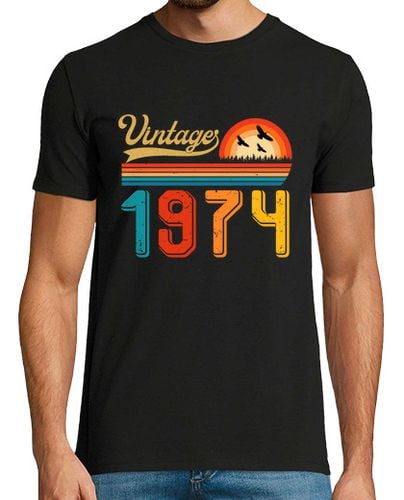 Camiseta Hombre Manga Corta regalo de cumpleaños 49 años retro vint laTostadora - latostadora.com - Modalova