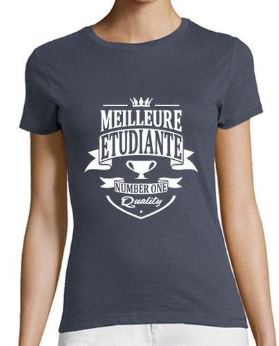 Camiseta Mujer Manga Corta mejor estudiante laTostadora - latostadora.com - Modalova