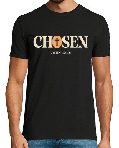 Camiseta elegido - diseño de cita cristiana de j - latostadora.com - Modalova