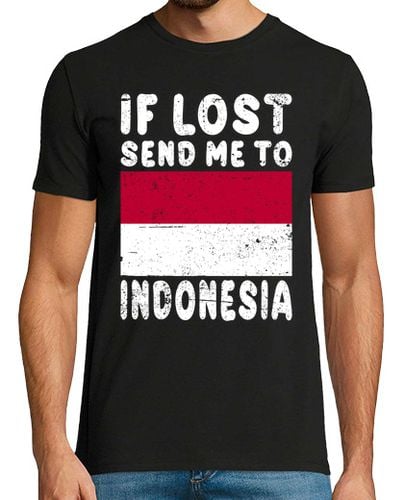 Camiseta bandera de indonesia si se pierde envía - latostadora.com - Modalova