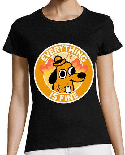 Camiseta mujer Everything is fine - latostadora.com - Modalova