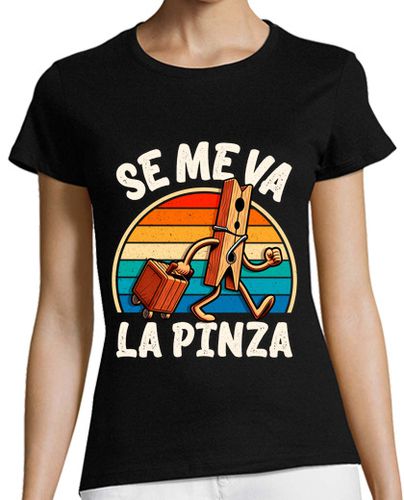 Camiseta mujer Se Me Va la Pinza Vintage Humor Friki - latostadora.com - Modalova