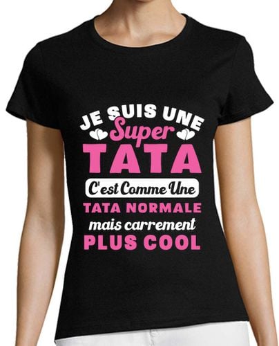 Camiseta Mujer Manga Corta un regalo de tía humor súper tía laTostadora - latostadora.com - Modalova