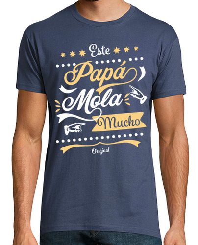 Camiseta Hombre Manga Corta Este papá mola mucho laTostadora - latostadora.com - Modalova