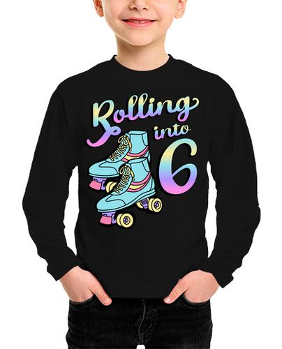 Camiseta niños rodando en 6 patines - latostadora.com - Modalova