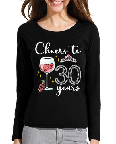 Camiseta mujer saludos a los 30 años uvas 30 años - latostadora.com - Modalova