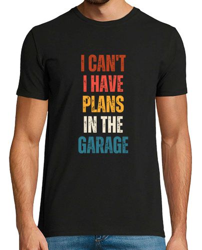 Camiseta no puedo tengo planes en el garaje retr - latostadora.com - Modalova
