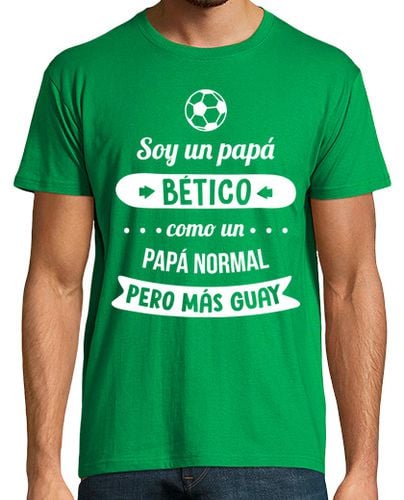 Camiseta Hombre Manga Corta Papá Bético, Día del Padre laTostadora - latostadora.com - Modalova