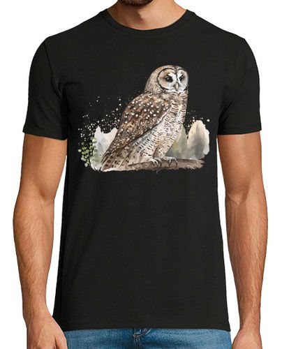 Camiseta gris noctámbulo búhos bosque boho bohemio - latostadora.com - Modalova