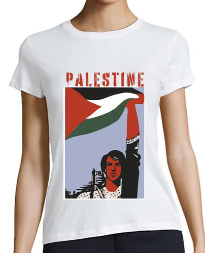 Camiseta mujer Palestina mujer. Poster - latostadora.com - Modalova