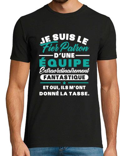 Camiseta Hombre Manga Corta Soy el orgulloso jefe de un equipo laTostadora - latostadora.com - Modalova