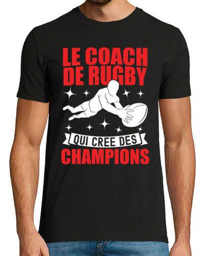 Camiseta Hombre Manga Corta regalo de entrenador de rugby laTostadora - latostadora.com - Modalova