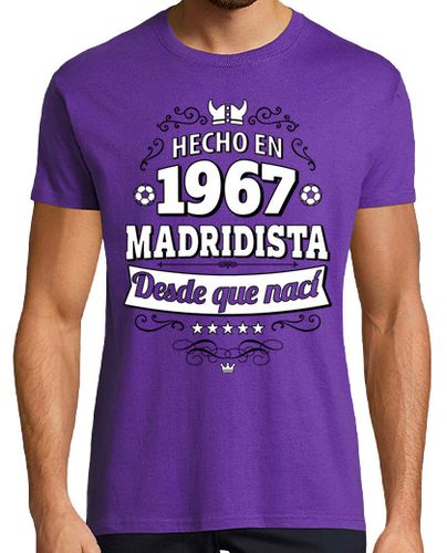 Camiseta Hecho en 1967 Madridista desde que nací - latostadora.com - Modalova