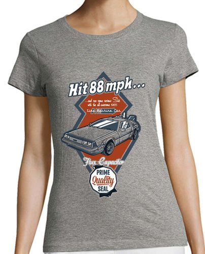 Camiseta mujer Time Machine Car - latostadora.com - Modalova