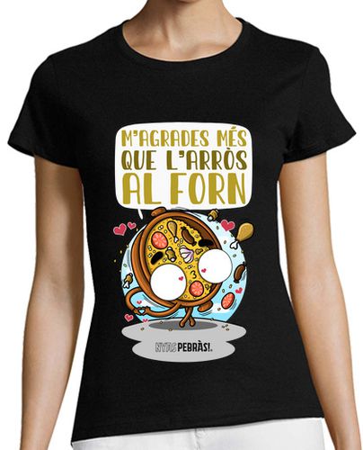 Camiseta mujer Magrades més que larròs al forn - latostadora.com - Modalova