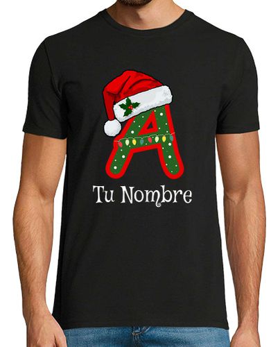 Camiseta Feliz Navidad Inicial de Nombre - latostadora.com - Modalova