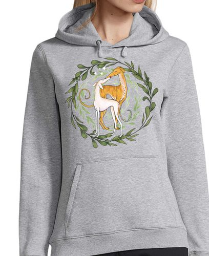 Sudadera Con Capucha Para Mujer Beso galgo naturaleza laTostadora - latostadora.com - Modalova